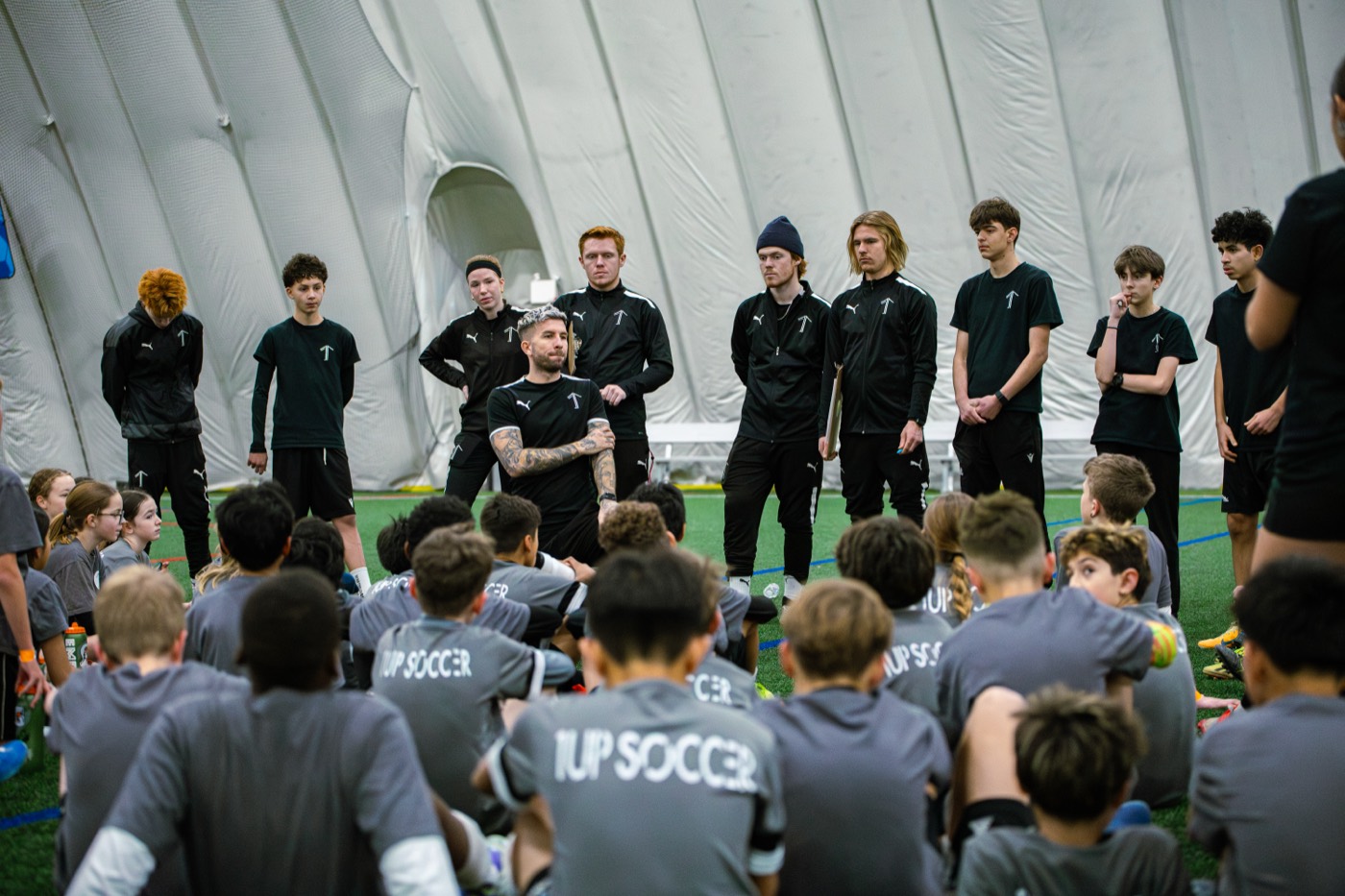 1UP Soccer professional coaching staff